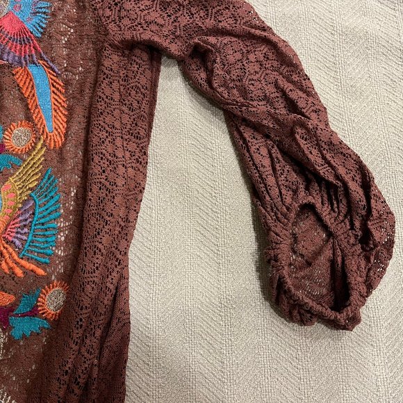 Metallic Boho BIrd Duster - Judith March - Picture 6 of 7